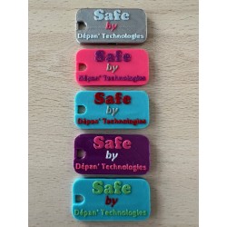 Pack de 100 sifflets d’alerte pour votre sécurité + 100 db ! - Texte personnalisable