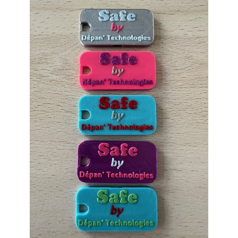 Pack de 100 sifflets d’alerte pour votre sécurité + 100 db ! - Texte personnalisable